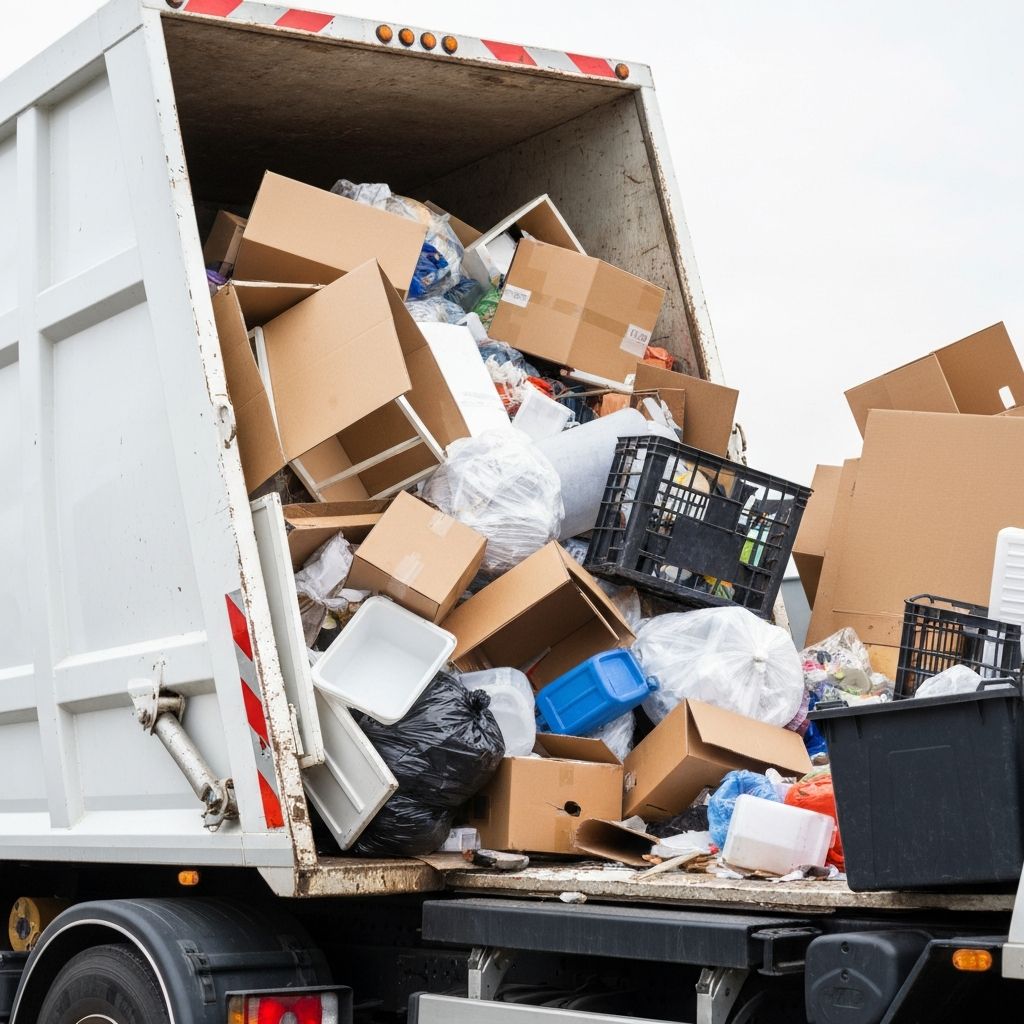 Commercial waste clearance service
